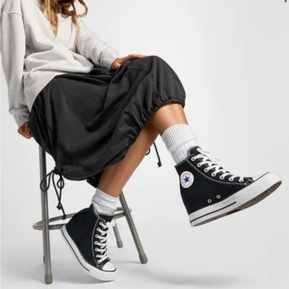 Converse Black High Top Sneakers